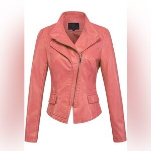 NWT Pink Moto Jacket